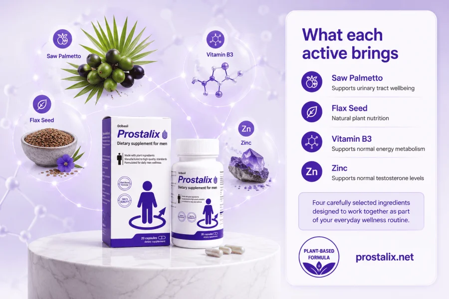 Prostalix — what each active in the formula brings